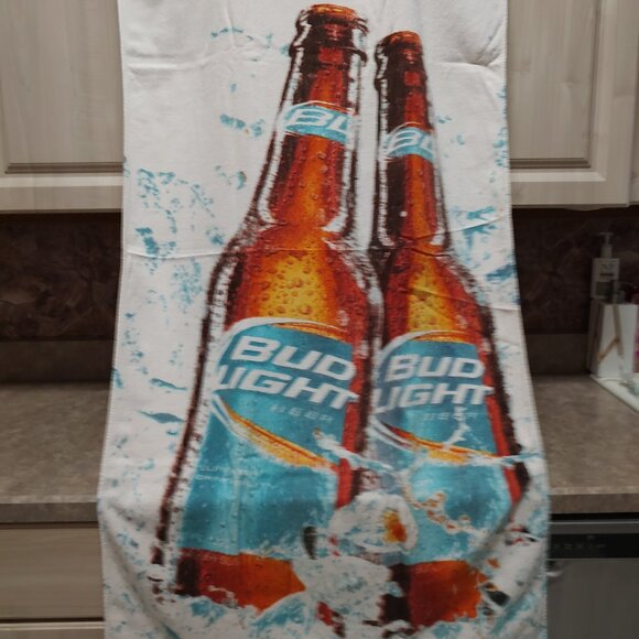 "PROTOWELSETC" BUD LIGHT BEACH TOWEL - Picture 1 of 4